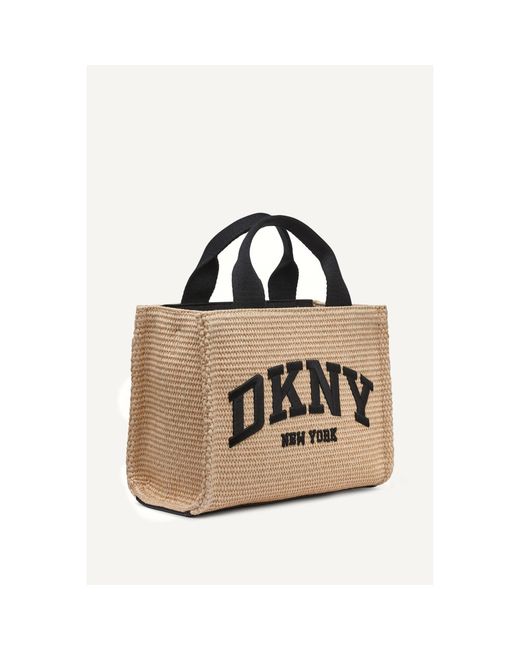 DKNY Metallic Straw Bag