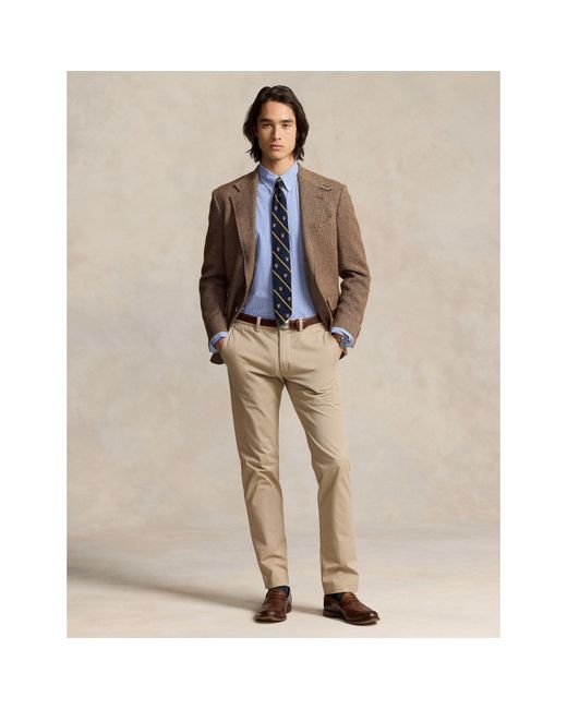 Polo Ralph Lauren Blue Gingham Poplin Slim Fit Shirt for men