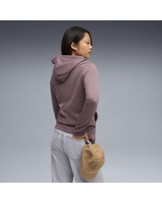 PUMA Purple No. 1 Logo Tech Fleece Overhead Hoodie