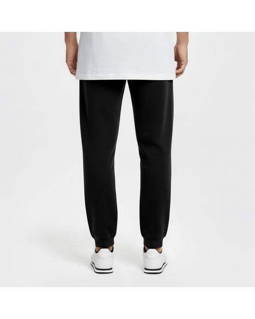 Slazenger 1881 Black Cuffed Fleece Jogging Bottoms for men