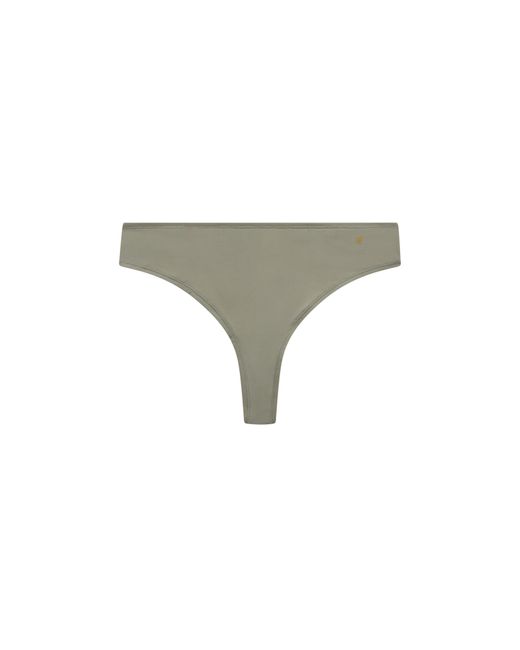 Nudea Gray The Dipped Thong Second Skin Stretch