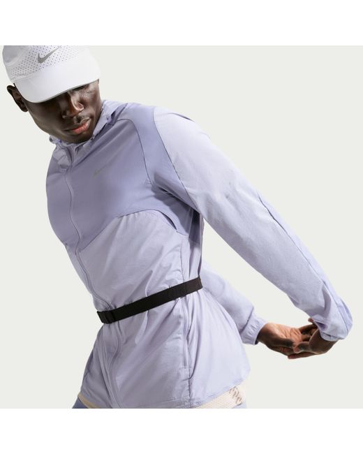 Nike Blue Stride Plus Repel Running Jacket for men