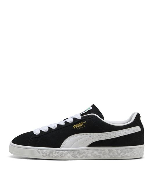 PUMA Black Suede Classic Sneakers for men