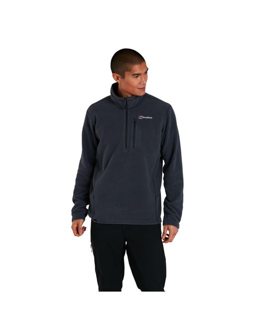 Berghaus Gray Prism Zip Fleece Top for men