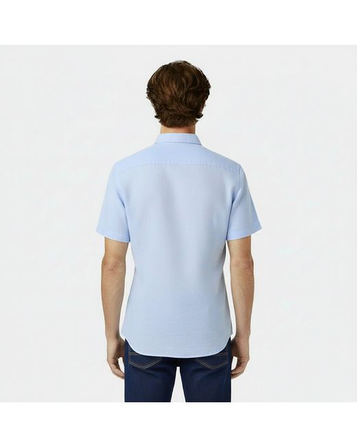 Jack Wills Blue Short Sleeve Oxford Shirt for men