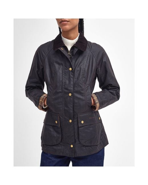 Barbour Black Beadnell Wax Jacket