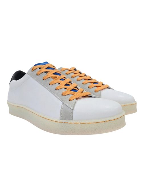 Loyalti White Castro Low-Top Trainers for men
