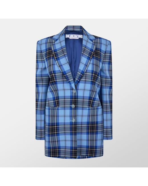 Off-White c/o Virgil Abloh Blue Suit Jacket