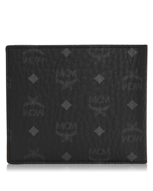 MCM Black Logo Wallet for men