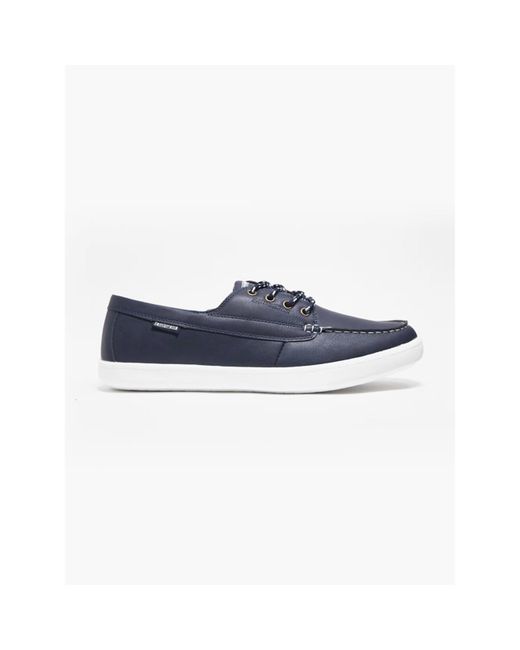 Lambretta Blue Vulkn Boat Shoes for men