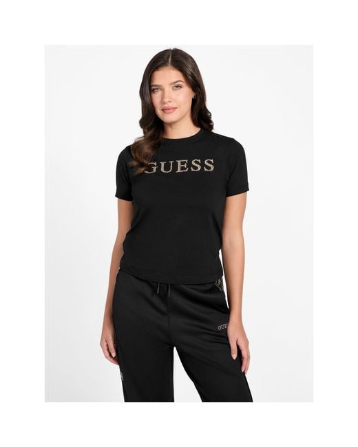 Guess Black Octavia Slim Fit T-Shirt