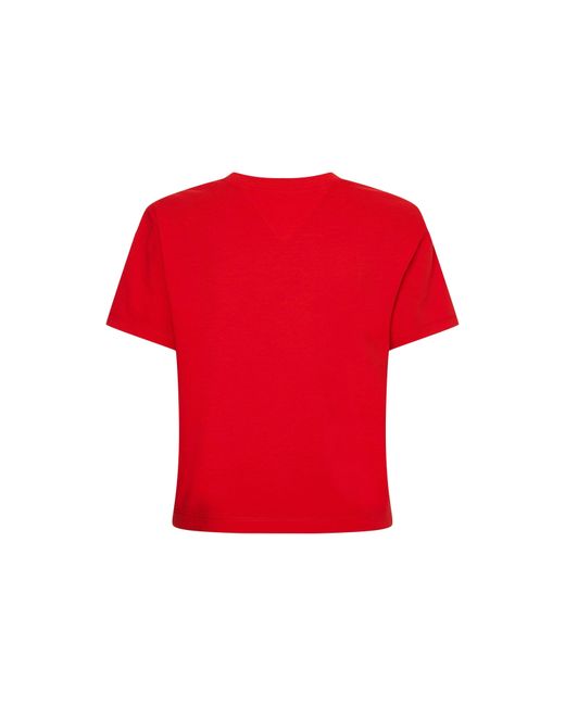 Tommy Hilfiger Red Logo T-Shirt
