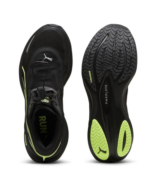 PUMA Black Deviate Nitro Trail Running Shoes