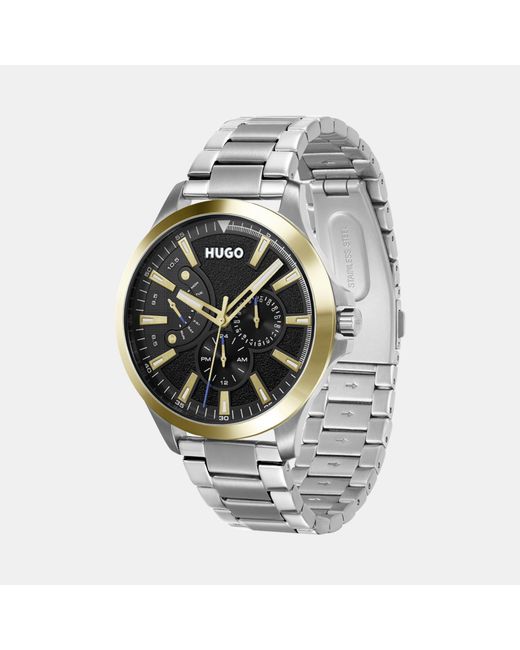 HUGO Metallic Gents #Leap Bracelet Watch for men