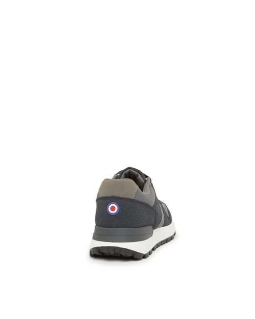 Lambretta Gray Echo Court Trainers for men