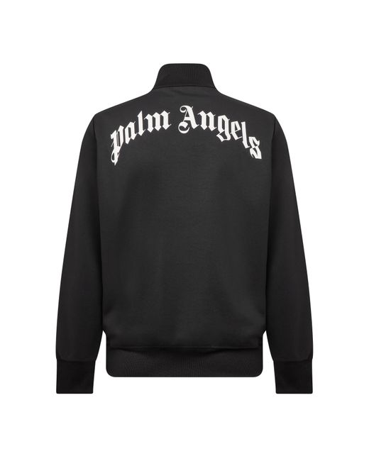 Palm Angels Black Curve Track Jacket for men