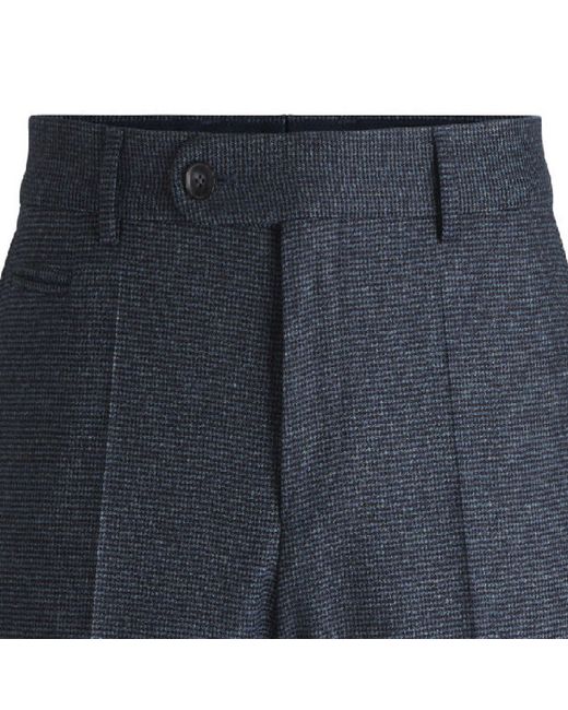 Boss Blue H Genius Dtl Straight Leg Trousers for men