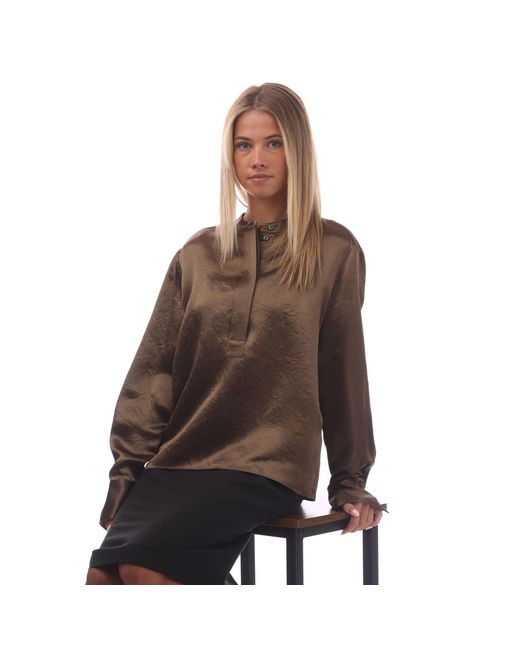HUGO Brown Beshiny Blouse