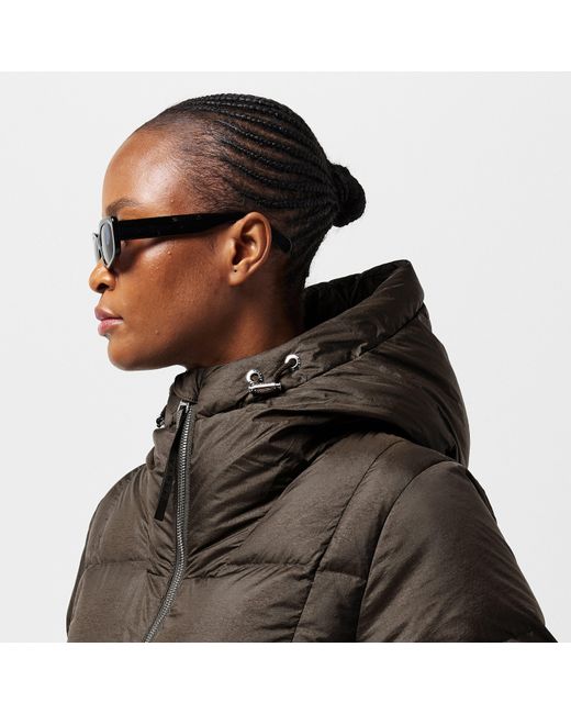 Varley Brown Katya Long Down Puffer