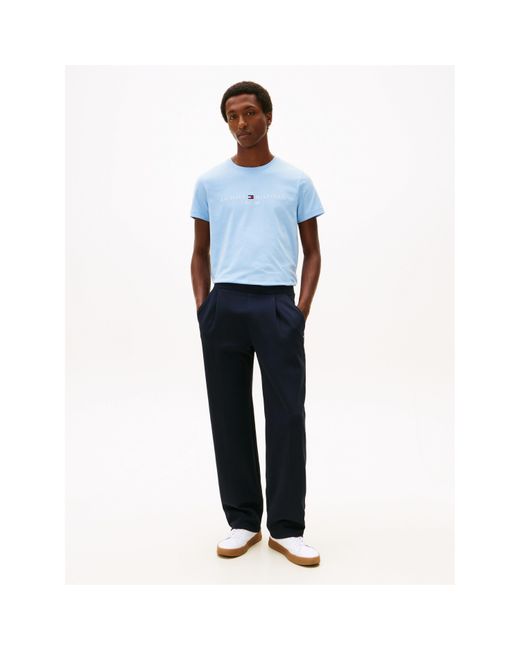 Tommy Hilfiger Blue Short-Sleeved T-Shirt for men