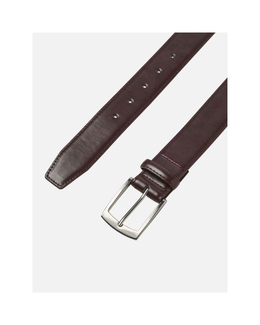 Jack & Jones Brown Markus Faux Leather Belt for men