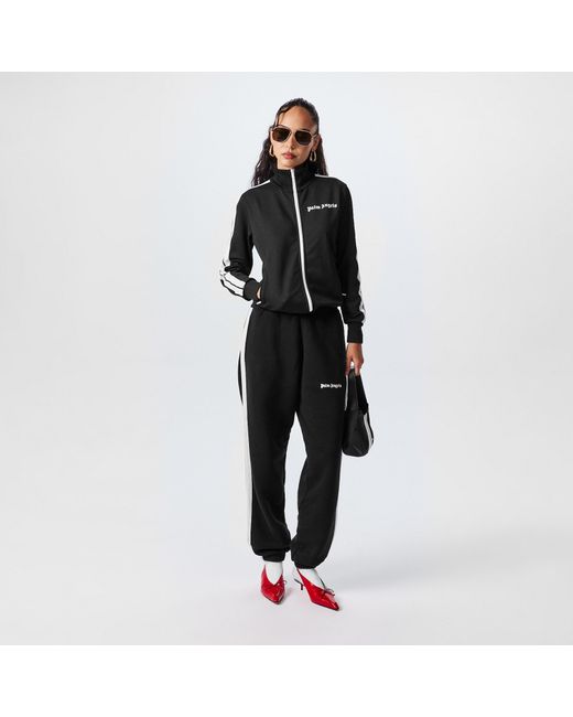 Palm Angels Black Classic Logo Tracksuit Bottoms