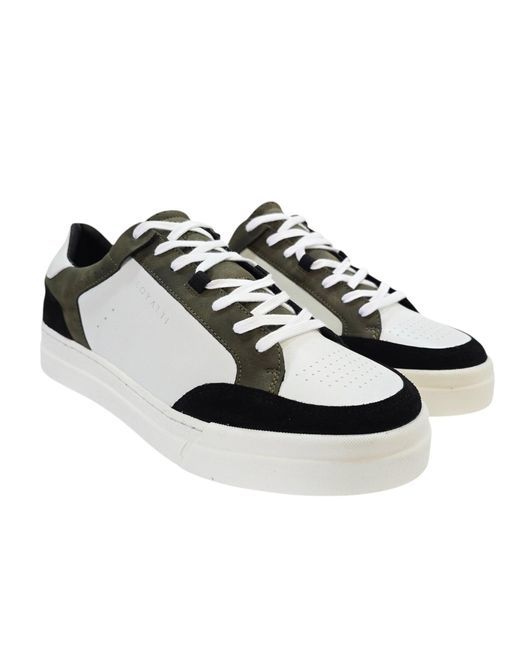 Loyalti Black Braid Low-Top Trainers for men
