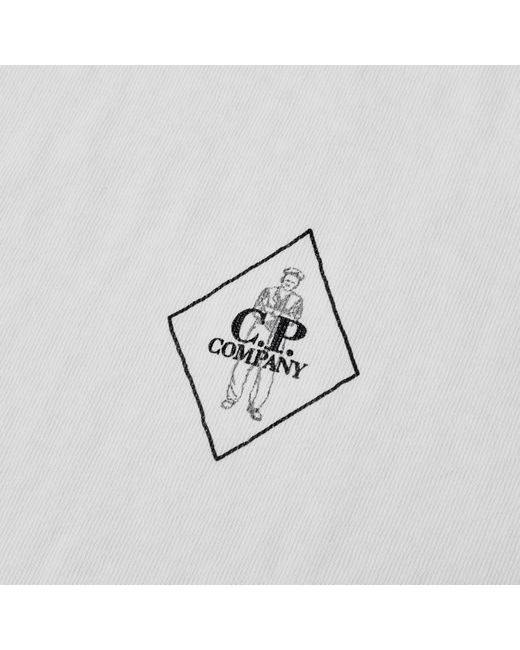 C P Company White T-Shirt for men