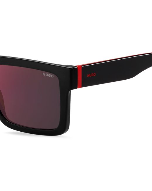 HUGO Brown Round Sunglasses for men