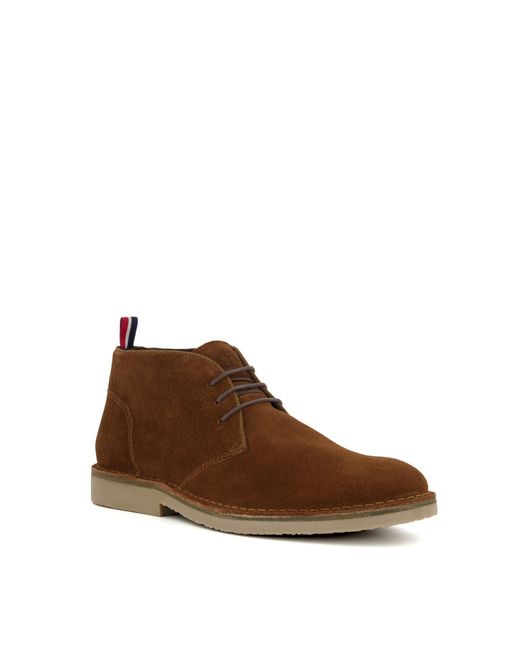 Dune Brown Creed Desert Boots for men