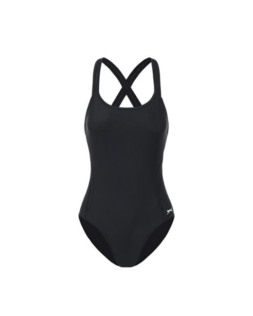 Slazenger 1881 Black Lycra Xtra Life X Back Swimsuit Ladies
