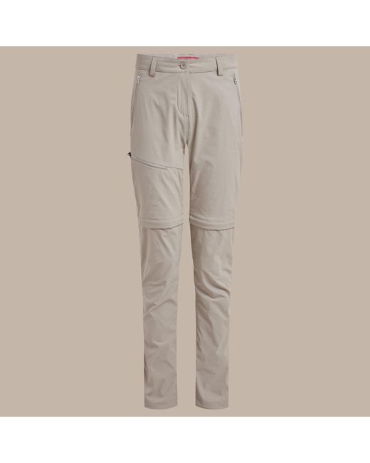 Craghoppers Natural Nosilife Pro Convertible Iii Lightweight Trousers