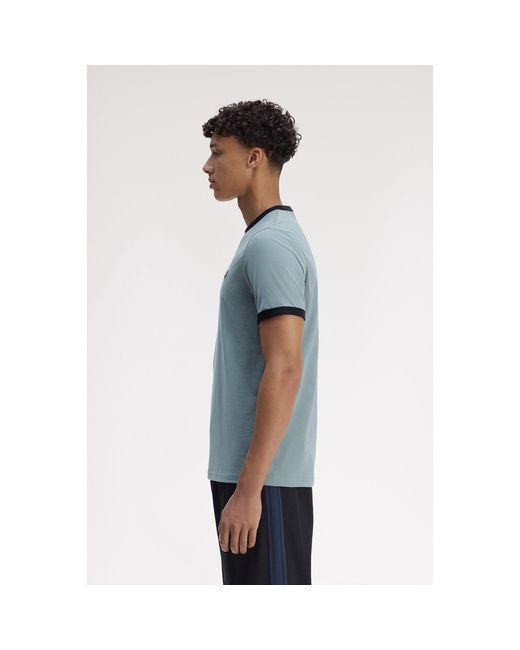 Fred Perry Blue Ringer T-shirt for men