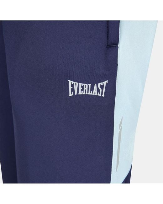 Everlast Blue Nrg Closed Hem Poly Tracksuit Joggers for men