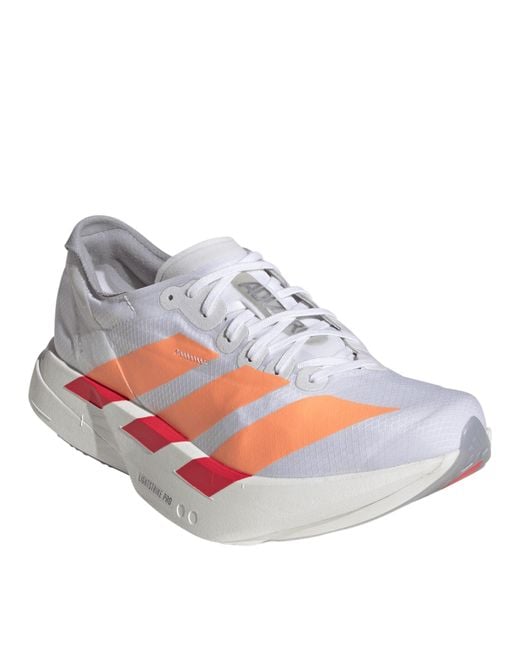 Adidas Gray Adizero Adios Pro 4 Running Shoe