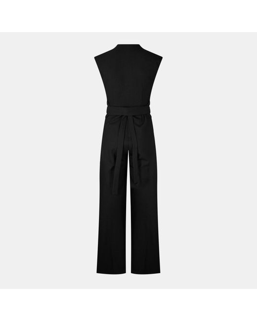 Odd Muse Black Wrap Jumpsuit