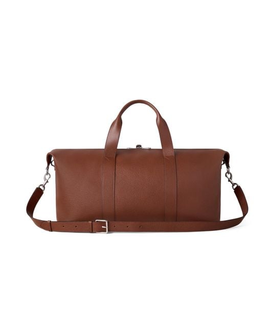 Mulberry Brown Heritage Medium Leather Clipper for men