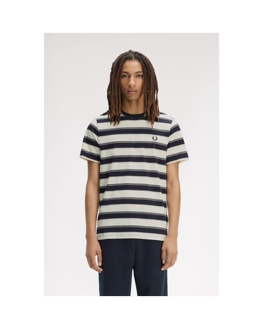 Fred Perry Blue T-Shirt for men