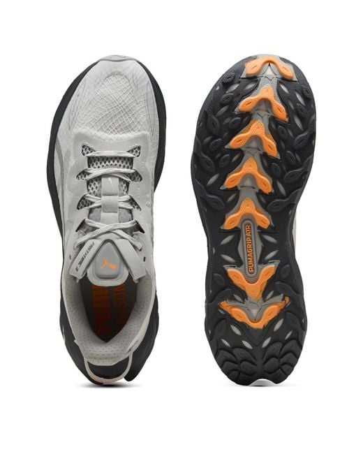 PUMA White Fast Trac Nitro Off-Road Trail Running Shoes for men