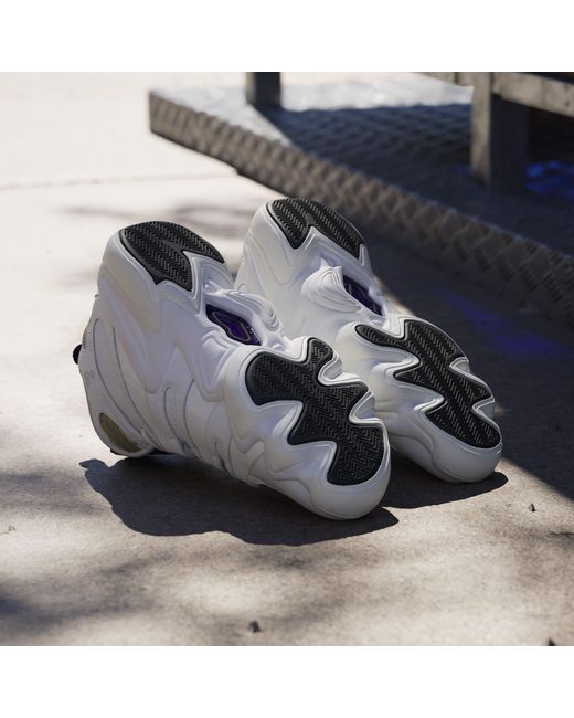 Adidas White Crazy Basketball Trainers for men