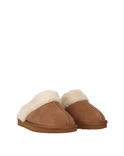 Jack Wills Brown Mule Slippers Ladies