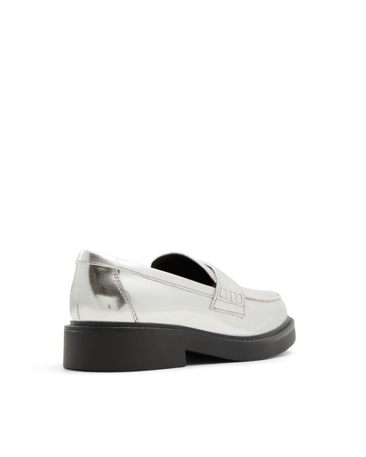 ALDO Metallic Verima Slip-On Flat Loafers