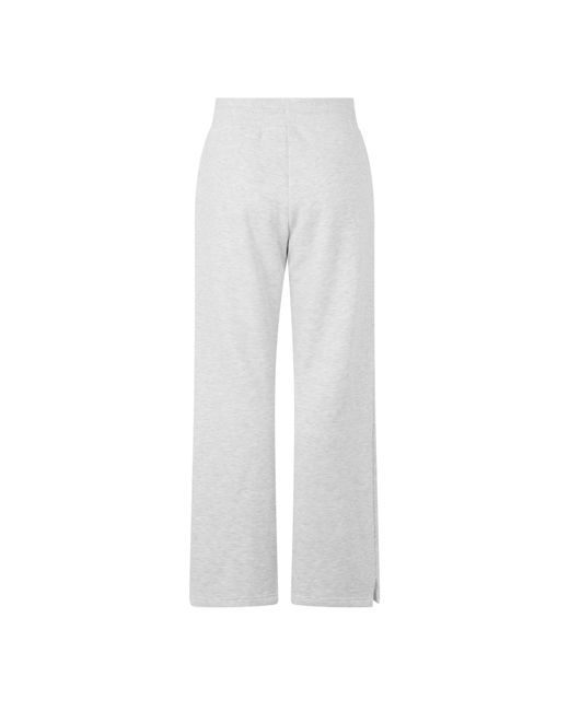 Röhnisch White Wide Open Hem Jersey Jogging Bottoms