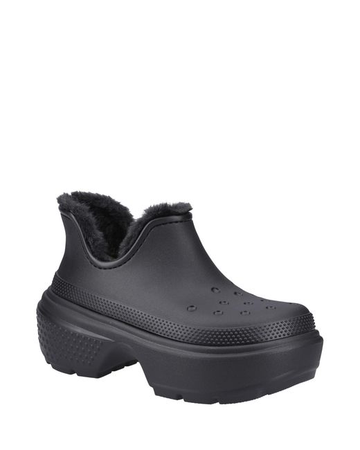 CROCSTM Black Stomp Shorty Boot