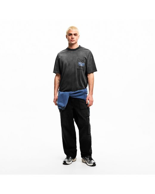 Represent Black Oversized T-Shirt for men