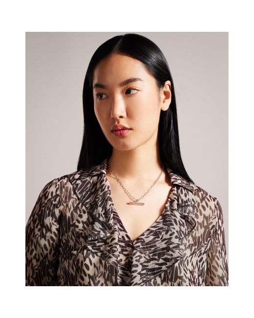 Ted Baker Brown Ted Bertei Blouse Ld99