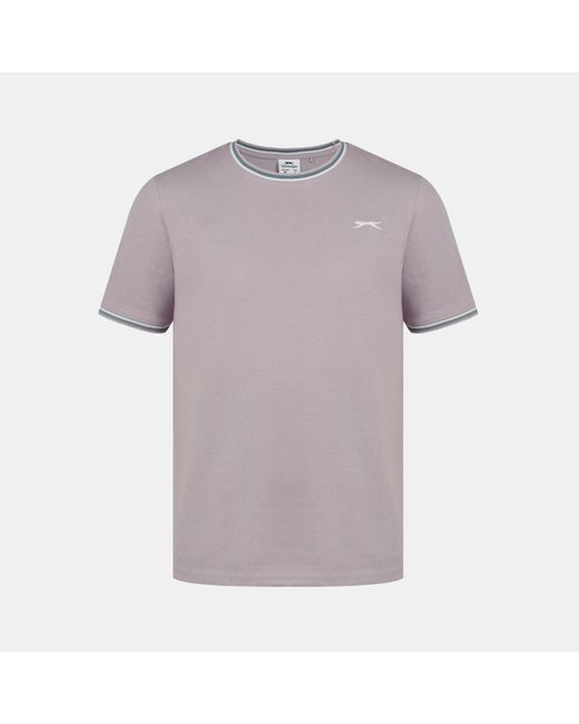 Slazenger 1881 Purple Tipped T-Shirt for men