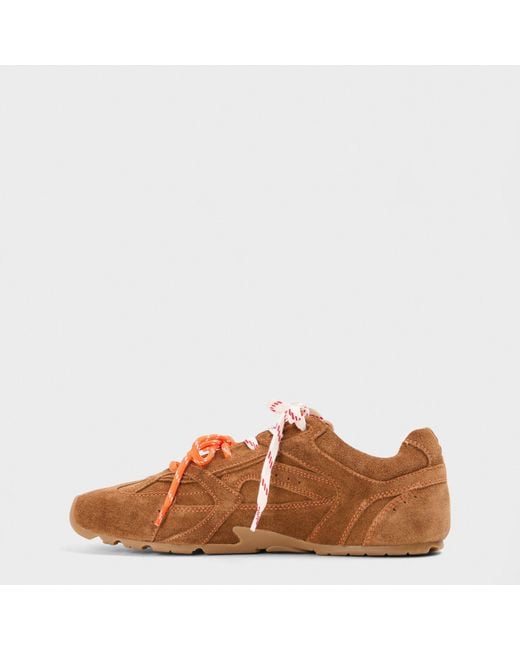 Nokwol Brown Atlas Low-Top Trainers