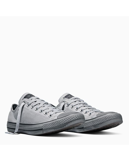 Converse Gray Canvas Trainers for men
