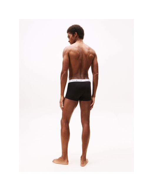 Tommy Hilfiger Blue 3-Pack Logo Waistband Trunks for men
